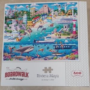 Boardwalk Puzzle Company Riviera Maya 500-Piece Puzzle